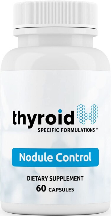 Nodule Control  Doctor Formulated Natural Thyroid Nodule Control Supports The Body to Help Reduce Thyroid Nodules wSpirulina Boswellia Turmeric Inositol Selenium Prunella