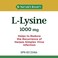 Natures Bounty LLysine  1000 mg  60 Tablets