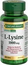 Natures Bounty LLysine  1000 mg  60 Tablets