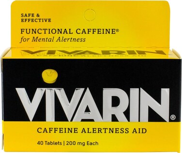 Vivarin Brand Alertness Aid 40 Tablets Pack of 4