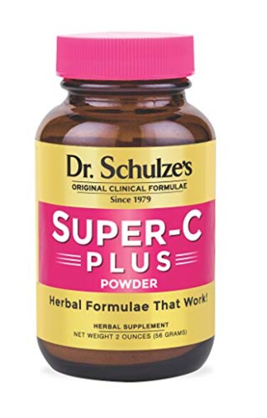 Dr SchulzesSuperC Plus Powder  Vitamin C Complex  Clinical Herbal Formula  Dietary Supplement  Immune Support  May Increase Collagen Formation  Iron Absorption  2 oz Bottle