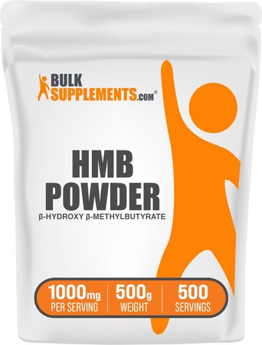 BulkSupplementscom HMB Powder  as Calcium HMB BetaHydroxy BetaMethylbutyrate  HMB Powder Supplements Gluten Free  1000mg per Serving 500g 11 lbs Pack of 1