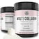 Multi Collagen Peptides Powder Types I II III V X Collagen with Hyaluronic Acid Biotin Powder Vitamin C Multi Collagen Protein Powder For Skin Hair Nails Joints and Gut Health  Keto NonGMO