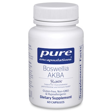 Pure Encapsulations Boswellia AKBA  Supports Joint Health Colon Immune System Gastrointestinal Tract  Cell Health  with 5LOXIN Boswellia Extract  Vegan  NonGMO  60 Capsules