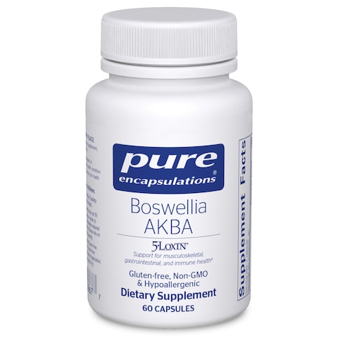 Pure Encapsulations Boswellia AKBA  Supports Joint Health Colon Immune System Gastrointestinal Tract  Cell Health  with 5LOXIN Boswellia Extract  Vegan  NonGMO  60 Capsules