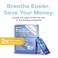 SinuAir Powdered Nasal Irrigation Solution and Moisturizer Packets