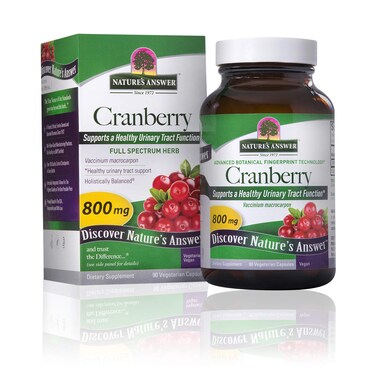 Natures Answer Cranberry Fruit Vegetarian Capsules 90Count  Promotes Urinary Tract Support  Healthy Bladder Function  Natural Detoxifier
