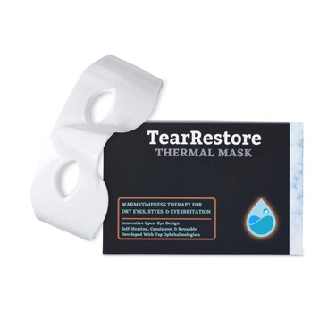 TearRestore OpenEye Warm Compress Mask for Dry Eyes  Best Heated Eye Compress Mask for Styes and Eye Irritation  Reusable Convenient Effective  FDA Cleared