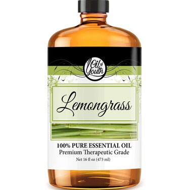 Oil of Youth  Lemongrass Essential Oil 16oz Bulk Pure Therapeutic Grade Essential Oil for Aromatherapy Diffuser  Lemongrass Oil  Aromatherapy Diffuser Oil