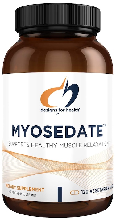 Designs for Health MyoSedate  Magnesium Valerian Root Passion Flower  Lemon Balm  Promotes Healthy Muscle Relaxation  Calm Support  NonGMO Herb  Mineral Supplement 120 Capsules