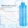 60H Insulin Pens Cooler Travel Case Medication Cooler for Travel TSA Approved Medicine Cooler Medical Diabetic Travel Cooler Bag Epipen Carry Case Silver