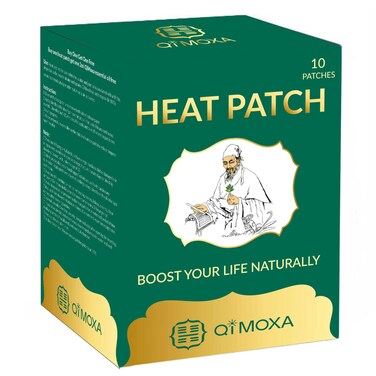 Natural Heat PatchNeck Shoulder Back Elbow Joint Muscle CrampsMoxibustion Vital Energy Heating Pads Penetrate DeepFast Acting PacksLong Lasting Patches10PCS