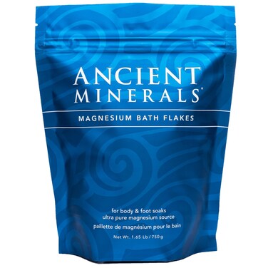 Ancient Minerals Magnesium Bath Flakes of Pure Genuine Zechstein Chloride  Resealable Magnesium Supplement Bag That Will Outperform Leading Epsom Salts 165 lbs