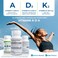 Power By Naturals ADK Vitamin Supplement Vitamin A Vitamin D3 5000 iu and Vitamin K2 MK7 Support Bone Health Vitamin ADK Supplement Pure Vitamin D3 K2 MK7  A 60 Capsules 2 Month Supply