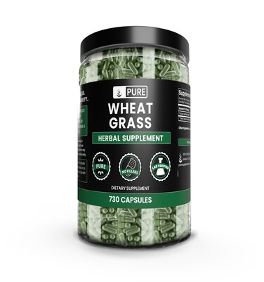 Pure Original Ingredients Wheat Grass 730 Capsules No Magnesium Or Rice Fillers Always Pure Lab Verified
