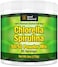 Good Natured Premium Chlorella Spirulina Powder  85 Servings  NonGMO  Sunlight Grown  Deep Green Color  Cracked Cell Wall  Alkalyzing  High Protein  Vegan Organic Capsules  Mountain Water