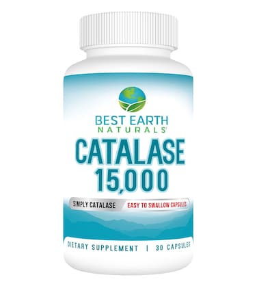 Best Earth Naturals Catalase Supplement 15000  Hair Supplements for Strong Hair  30Day Supply
