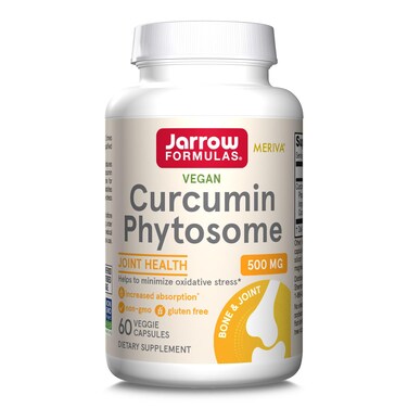 Jarrow FormulasCurcumin Phytosome 500 mg  60 Veggie Capsules  Formulated with Meriva  Antioxidant Support Supplement  Joint Health  Support  60 Servings