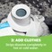 Tru EarthCompact Dry Laundry Detergent Sheets Unscented  Up to 64 Loads 32 Sheets  ParabenFree  Original EcoStrip Liquidless Laundry Detergent Travel Laundry Sheets