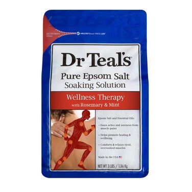 Dr Teals Epsom Salt Soaking Solution Rosemary and Mint 48 Ounce