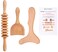 3in1 Wood Therapy Massage Tools Lymphatic Drainage Massager Wooden Massager for MaderoterapiaAntiCellulite Body Sculpting  Contouring