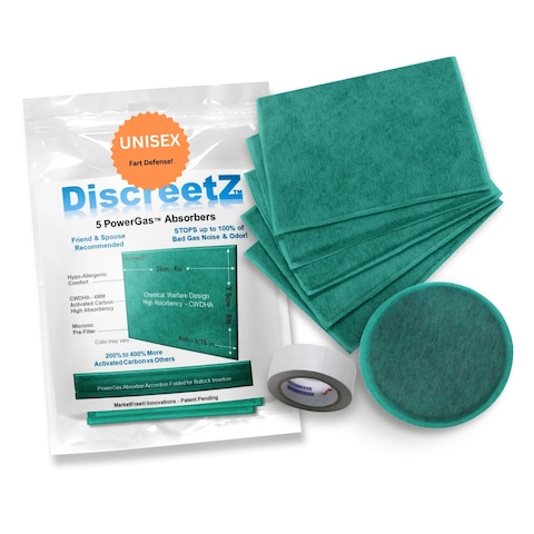 Gas Relief for Adults Ends Odor  Sound Flatulence Charcoal Underwear Helper Flatulence Gas Relief Pads Gas Relief Absorber Deodorizer Neutralizer Filter Gas and Bloating Relief P5