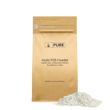 Pure Original Ingredients Inulin FOS Powder 1 lb Always Pure No Fillers Or Additives Lab Verified