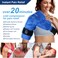 Atsuwell Shoulder Ice Pack Rotator Cuff Cold Therapy Reusable Gel Ice Wrap for Shoulder Injuries and Pain Relief Bursitis Tendonitis Swelling Recovery for Man and Women Blue