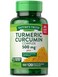 Natures Truth Turmeric Curcumin 500mg  120 Capsules  with Black Pepper Extract  NonGMO and Gluten Free Supplement