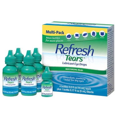 RefreshTears Lubricant eye drops 4x15 ml 1x5 ml