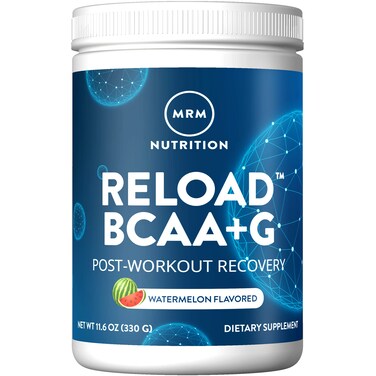 MRM Nutrition Reload BCAAG PostWorkout Recovery  Watermelon Flavored  96g Amino Acids  with CarnoSyn  Muscle Recovery  Keto Friendly  26 Servings