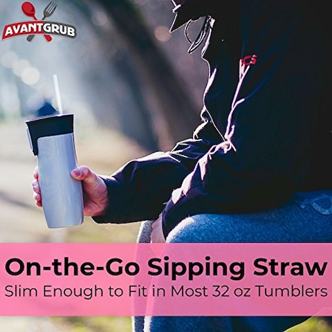 Durable Reusable 775in Clear Cocktail Straws 100pk Individually Wrapped for Germ Protection and Easy Serving BPAFree Straw Makes a Great Drink Sipper or Swizzle Stirrer for Mixed Drinks
