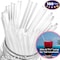 Durable Reusable 775in Clear Cocktail Straws 100pk Individually Wrapped for Germ Protection and Easy Serving BPAFree Straw Makes a Great Drink Sipper or Swizzle Stirrer for Mixed Drinks