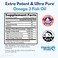 Arazo NutritionWild Caught Omega 3 Fish Oil  120 Soft Gels  4080mg High EPA 1200mg DHA 900mg Lemon Flavor Burpless Softgels