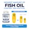 Arazo NutritionWild Caught Omega 3 Fish Oil  120 Soft Gels  4080mg High EPA 1200mg DHA 900mg Lemon Flavor Burpless Softgels