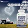 Premium Magnesium Glycinate 425mg  180 Vegan Capsules  Helps with Stress Relief Sleep Muscle Cramps  Healthy Heart