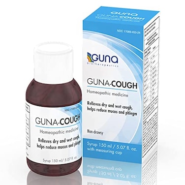 GUNA Cough Homeopathic Natural Cough Medicine for Adults and Children  507 Ounces  Syrup