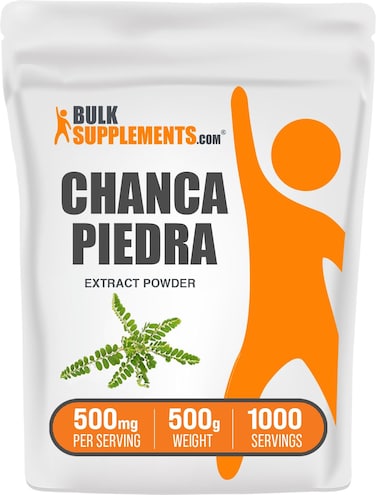 BulkSupplementscom Chanca Piedra Extract Powder  Chanca Piedra Stone Breaker Herbal Supplement Chanca Piedra Powder  Gluten Free 500mg per Serving 500g 11 lbs Pack of 1