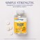 SOLARAYCalcium Citrate 1000 mg Natural Orange Flavor Chelated Calcium Supplement for Bone Strength Teeth Nerve Muscle and Heart Function Support 60Day Guarantee 15 Servings 60 Chewables