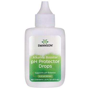 SwansonAlkaline Booster  pH Protector Drops with 1225 pH Rating  Make Your Own Alkaline Water  Add to Distilled Water to Help Maintain pH Balance 125 Fl Oz