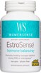 WomenSense EstroSense by Natural Factors Natural Supplement to Support Estrogen and Hormone Balance During PMS or Menopause Vegan NonGMO 60 Capsules