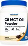 NutricostC8 MCT Oil Powder 1LB 16oz Vanilla Flavor  95 C8 MCT Oil Powder Best for Keto Diets NonGMO Gluten Free