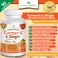 Extra Strength Turmeric Curcumin and Ginger  BioPerine  1965mg Joint Support Supplement for Aches with Black Pepper Powder Extract  Premium Made in USA  Vegan Natural Non GMO Pills  90 Capsules