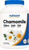 Nutricost Chamomile 750mg 240 Vegetarian Capsules 120 Servings  NonGMO Gluten Free