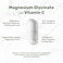 Magnesium Glycinate Plus Vitamin C  100 Chelated for Absorption  Essential Mineral Supplement for Muscle Mood Sleep  Heart Health