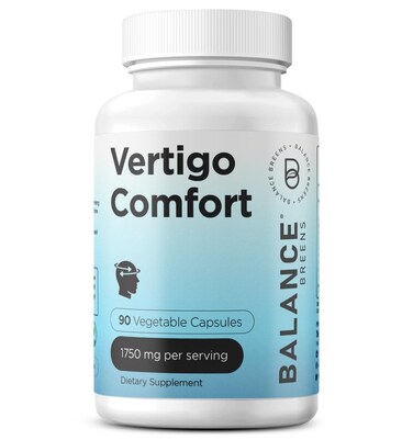 Vertigo Relief Supplement 1750 Mg  Motion Sickness Dizziness Tinnitus Migraine  Inner Ear Balance  Natural Alternative to Anti Vertigo Bracelet  Pillow