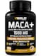 X Gold HealthOrganic Maca Root Powder Capsules 1500mg with Black Red Yellow Peruvian Maca Root Extract Gelatinized Energy Mood Supplement for Men Women Black Pepper for Best Benefits