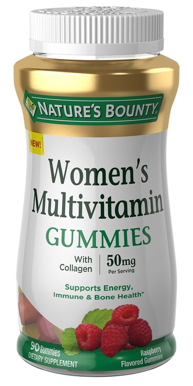 Natures Bounty Women Multivitamin Vitamin Supplements for Adults Fruit Flavored 90 Gummies
