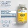 Solaray Calcium Citrate 1000mg Chelated Calcium Supplement Supports Bone Strength and Healthy Teeth Easy to Digest Vegan 60 Servings 240 VegCaps