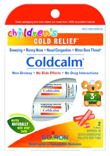 Boiron Childrens Coldcalm Homeopathic Medicine for Cold Relief 2 Count